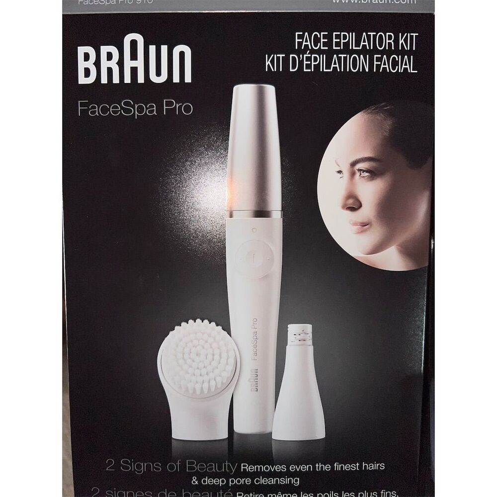 Braun FaceSpa Pro 2-in-1 Facial Epilator Kit for Women Cordless
